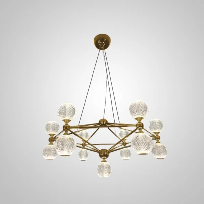 Підвісна світлодіодна люстра TRENTON L13 Gold LED