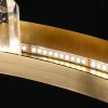 Підвісна світлодіодна люстра QUARTZ LUX C D100 у вітальню сучасна LED Deprimo купити 170439грн.