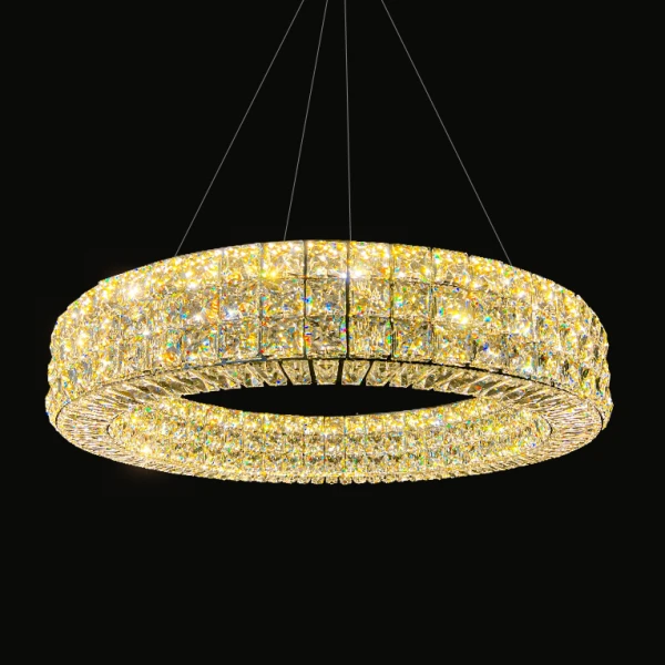 Підвісна світлодіодна люстра ACHILLES LUX D80 Brass   LED Deprimo купити 135313грн.