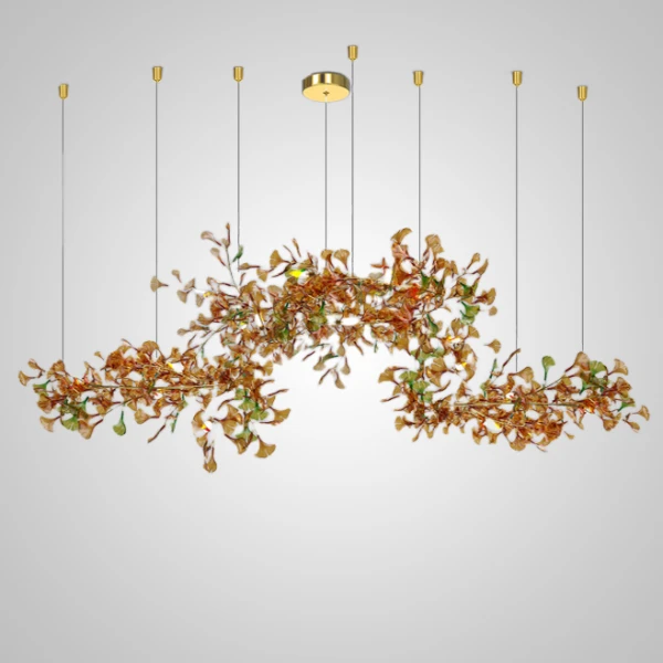 Подвесная люстра ELLING B L250 Amber светодиодная в спальню