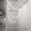 SIMPLE 1 300cm — подвесной светильник, цвет белый, стиль минимализм