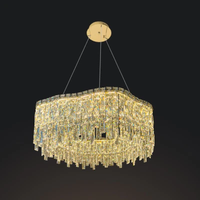 Люстра світлодіодна Кільцева MICHELLE D80 Brass сучасна LED
