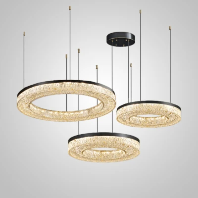 Люстра світлодіодна Кільцева OLAGUS COMBO B Black LED