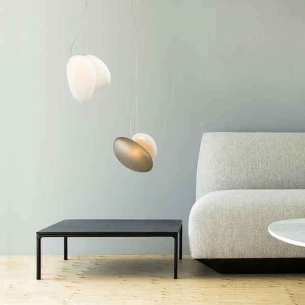 Підвісний світильник PEBBLE SUSPENTION BLUE WHITE Anzazo купити 9384грн.