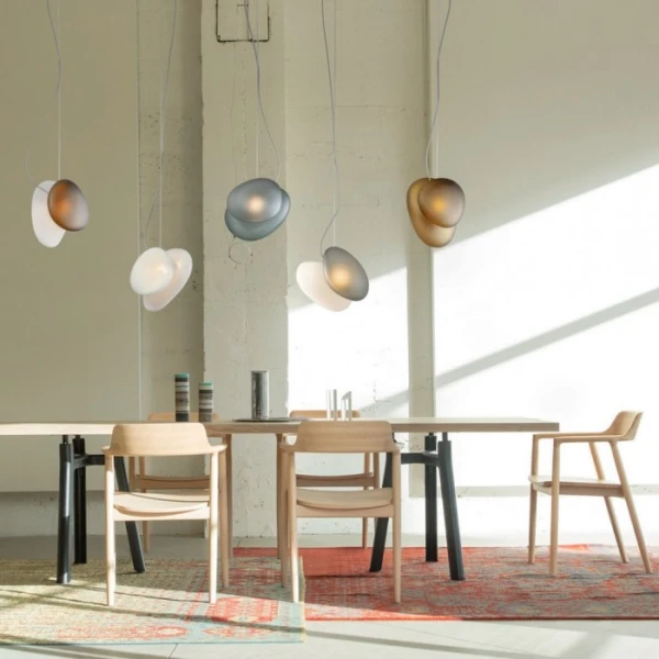 Підвісний світильник PEBBLE SUSPENTION BLUE WHITE Anzazo купити 9384грн.