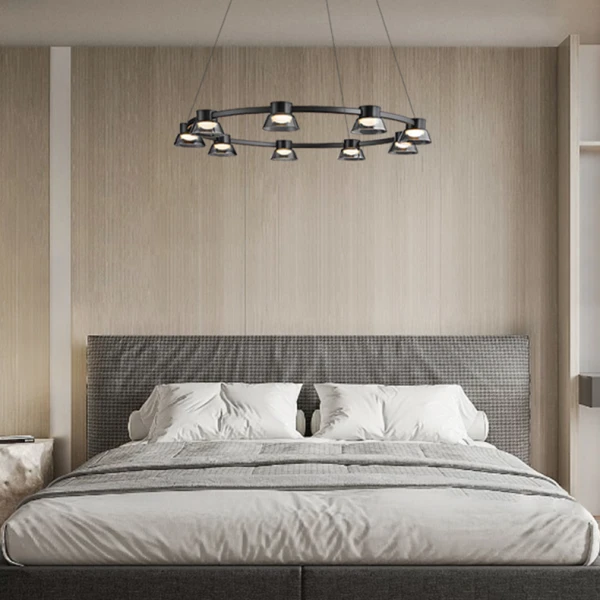 Підвісна світлодіодна люстра HILDFRID D100   LED Deprimo купити 143514грн.