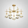 Стельова світлодіодна люстра GLASGOW CH L16   LED Deprimo купити 148559грн.