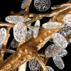 Подвесная люстра CARAMELLY E L120 светодиодная в зал — цвет прозрачный, стиль современный