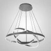 Підвісна світлодіодна люстра VEIKKO D65+45+85 Chrome   LED Deprimo купити 174639грн.