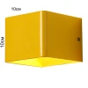 Бра світильники для спальні  BRICK COLOR 1 Жовтий Anzazo купити 3350грн.