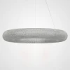 Подвесной светильник Crystal Halo D180 Silver светодиодная в зал — люстра, цвет прозрачный, стиль модерн