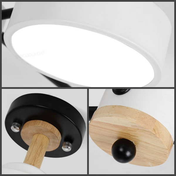 Светильник потолочный светодиодный LED CONNECT 2 — потолочный светильник, цвет серый і белый, стиль скандинавский