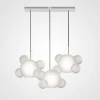 Підвісний світильник BUBBLE B MILK F у вітальню  LED Deprimo купити 162081грн.