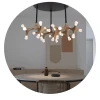 Стельова світлодіодна люстра SANTANA CH D130 Dark brown   LED Deprimo купити 173790грн.