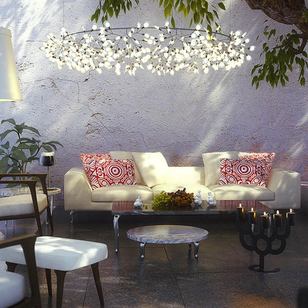 Люстра  світлодіодна Люстра Mi Heracleum The Big O 210 White   LED Deprimo купити 124067грн.