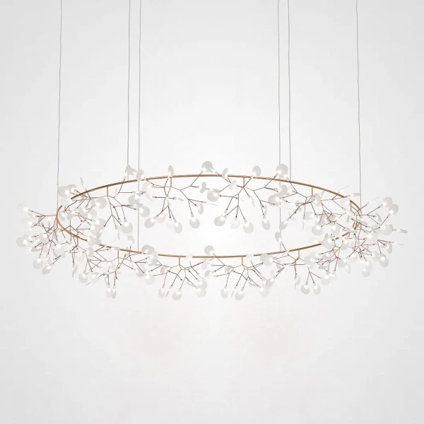 Люстра світлодіодна Mi Heracleum The Big O 210 Copper сучасна LED