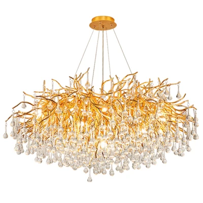 Люстра світлодіодна Droplet Chandelier oval L140 у вітальню LED