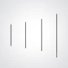 LINES ONE Бра 120cm- дизайнерский настенный светильник — цвет черный, из материала алюминий, стиль минимализм