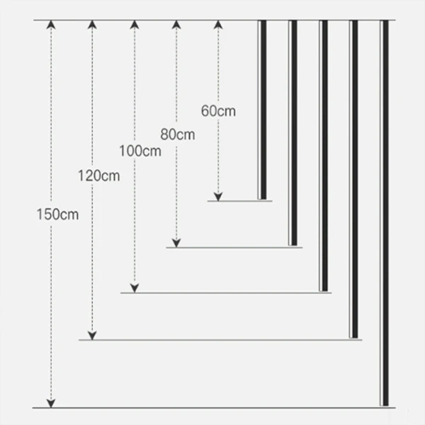 LINES ONE Бра 120cm- дизайнерский настенный светильник — цвет черный, из материала алюминий, стиль минимализм