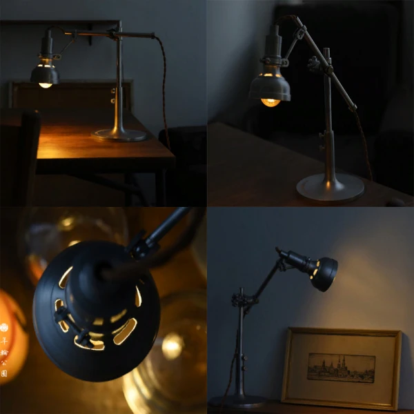 ZORKIE LAMP Декоративная настольная лампа — цвет серебро, стиль лофт