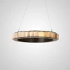 Підвісна світлодіодна люстра MONSINE D100 Black  сучасна LED Deprimo купити 241123грн.