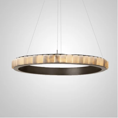 Подвесная люстра MONSINE D80 Black светодиодная в зал