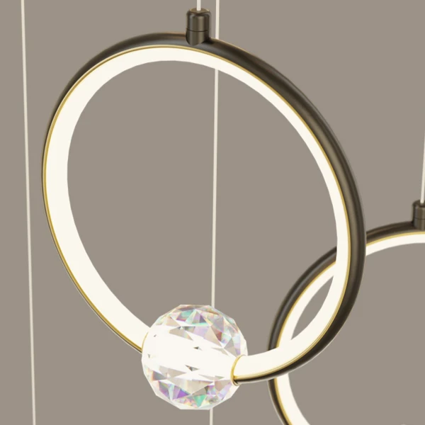 Підвісний світильник LUANA MORE L24 Brass LED