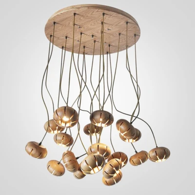 Люстра світлодіодна Louis Wood Led D60 Light wood LED