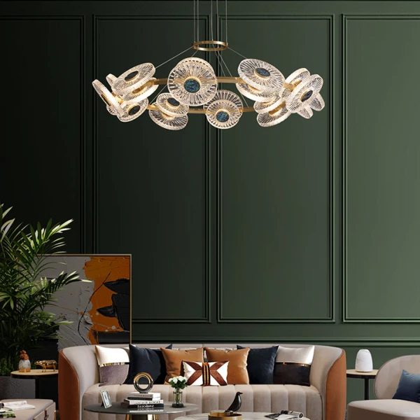 Підвісна світлодіодна люстра ROSEMARY L20   LED Deprimo купити 167600грн.