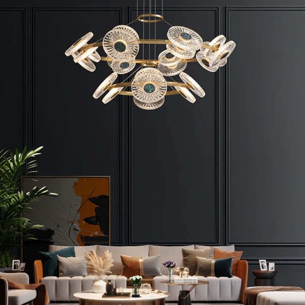 Підвісна світлодіодна люстра ROSEMARY L20   LED Deprimo купити 167600грн.