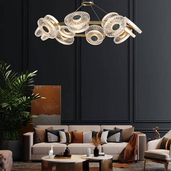 Підвісна світлодіодна люстра ROSEMARY L20   LED Deprimo купити 167600грн.