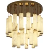 Стельова світлодіодна люстра MARBLE GOLD   LED Deprimo купити 208756грн.