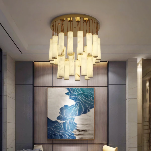Стельова світлодіодна люстра MARBLE GOLD   LED Deprimo купити 208756грн.