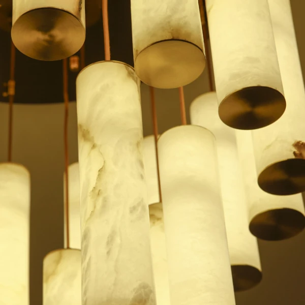 Стельова світлодіодна люстра MARBLE GOLD   LED Deprimo купити 208756грн.