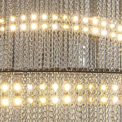 Подвесная люстра CONCORDIA GOLD D120 Chrome светодиодная в зал