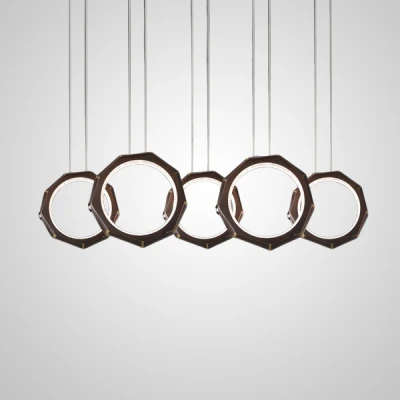 Підвісний світильник NILSIGNE COMBO L123 Brown LED