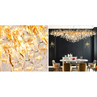 Люстра світлодіодна Droplet Chandelier oval L180 LED