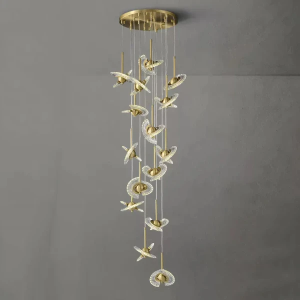 Підвісний світильник PHOENIX LUX COMBO D48 L15 у вітальню  LED Deprimo купити 198399грн.