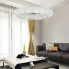 Подвесной светильник Crystal Halo D180 Silver светодиодная в зал — люстра, цвет прозрачный, стиль модерн