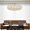 Подвесной светильник Crystal Halo D180 Silver светодиодная в зал — люстра, цвет прозрачный, стиль модерн