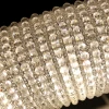 Подвесной светильник Crystal Halo D180 Silver светодиодная в зал — люстра, цвет прозрачный, стиль модерн