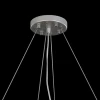 Подвесной светильник Crystal Halo D180 Silver светодиодная в зал — люстра, цвет прозрачный, стиль модерн