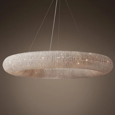 Подвесной светильник Crystal Halo D180 Silver светодиодная в зал
