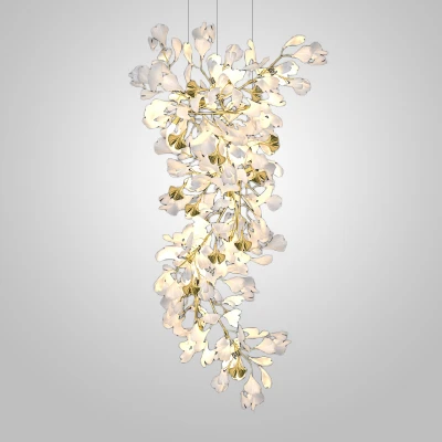 Підвісна світлодіодна люстра JULIETTA LUX H200 у вітальню LED