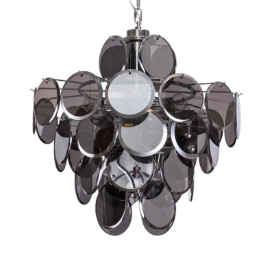 Підвісна світлодіодна люстра VERLE B D77 Chrome LED