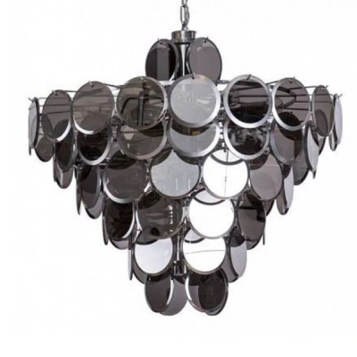 Підвісна світлодіодна люстра VERLE B D77 Chrome LED