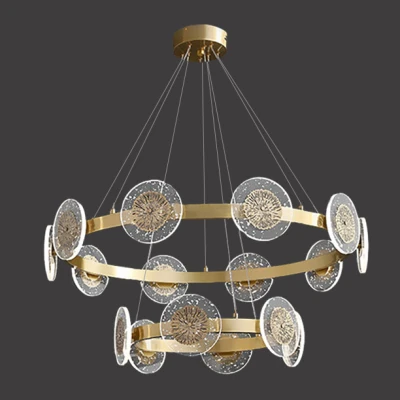 Підвісна світлодіодна люстра LETICIA D50 D85 LED