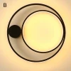 PLATE X Бра - дизайнерский настенный светильник — цвет черный, стиль модерн