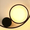 PLATE X Бра - дизайнерский настенный светильник — цвет черный, стиль модерн