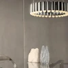 Підвісна світлодіодна люстра ERLANDER D80 Brass   LED Deprimo купити 168282грн.